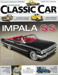 HEMMINGS CLASSIC CAR 2015 NOV - IMPALA SS, '48 DODGE, '27 CHRYSLER, LINCOLNS